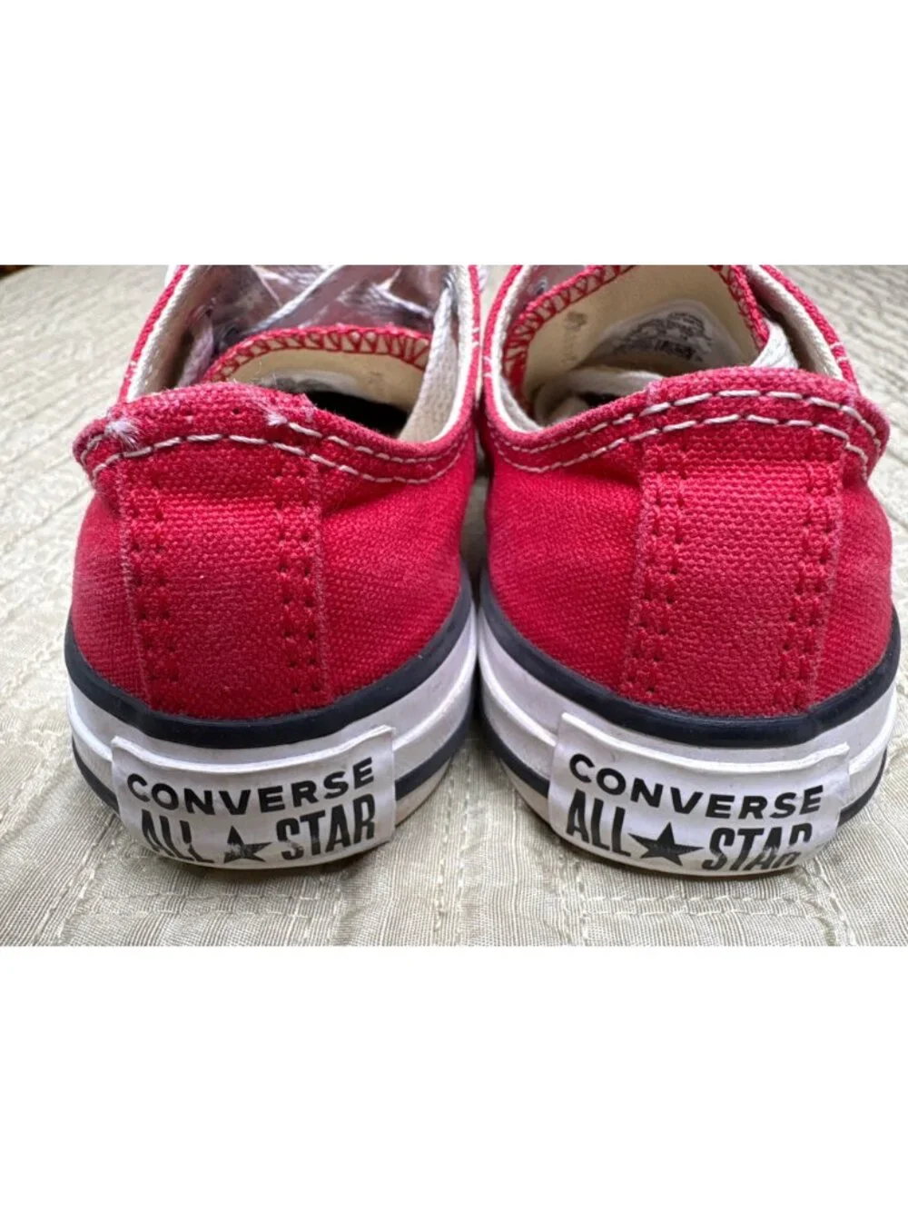 Little Kids' 12 Converse All Star Red Low Chuck Taylors